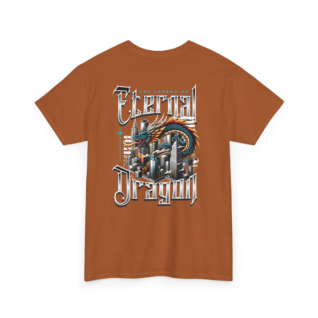 Fierce Dragon Graphic Tee, Unisex Cotton T-Shirt, Casual Streetwear, Fantasy Theme, Gift for Dragon Lovers