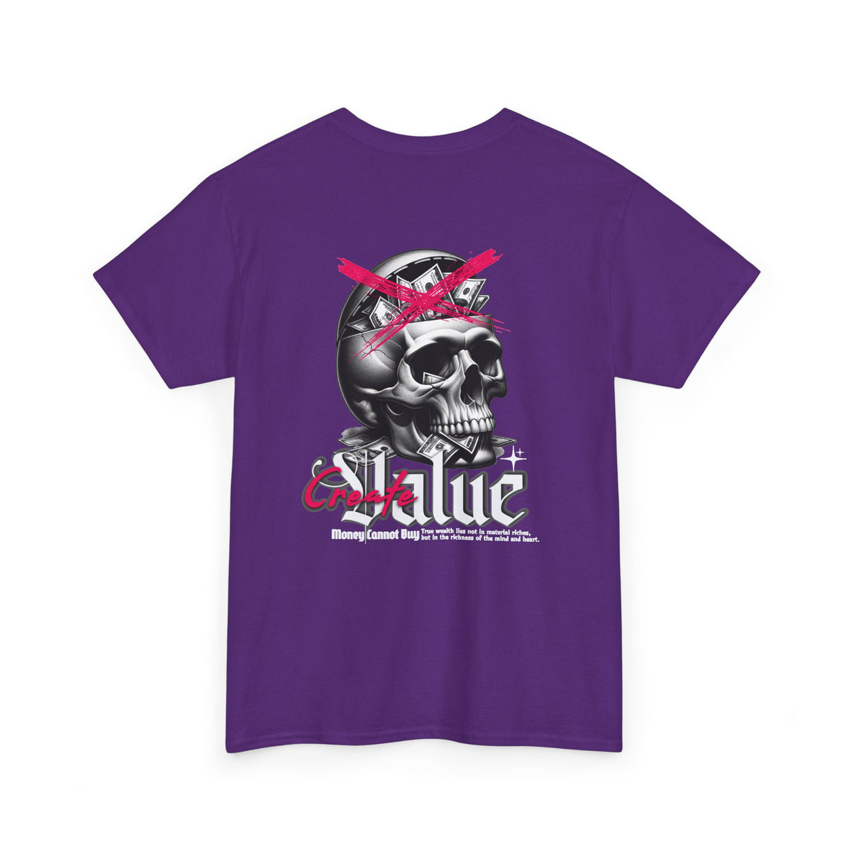 Skull Graphic Tee, Punk T-Shirt, Alternative Apparel, Unisex Heavy Cotton Tee, Unique Streetwear, Gift for Music Lovers
