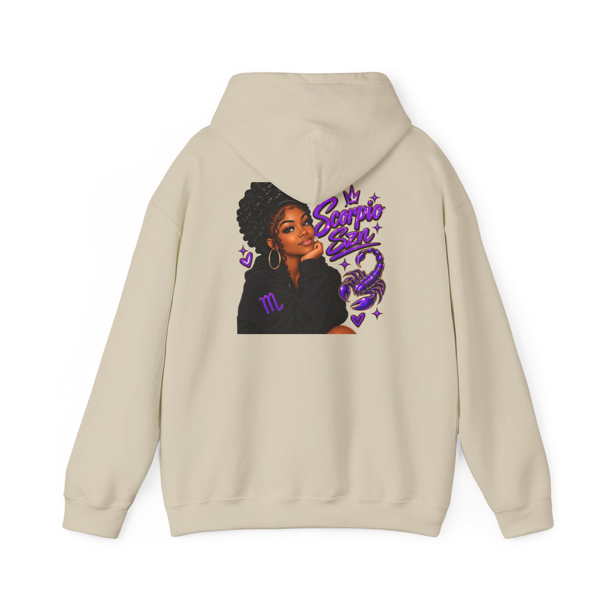 Scorpio Queen Zodiac Graphic Hoodie