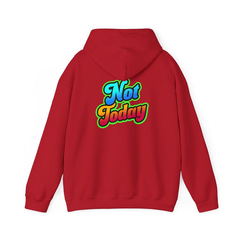 Chill Vibes Hoodie - Unisex Heavy Blend™ Hooded Sweatshirt with 'Not Today' Design, Cozy Casual Wear, Birthday Gift, Self-Care, [...]