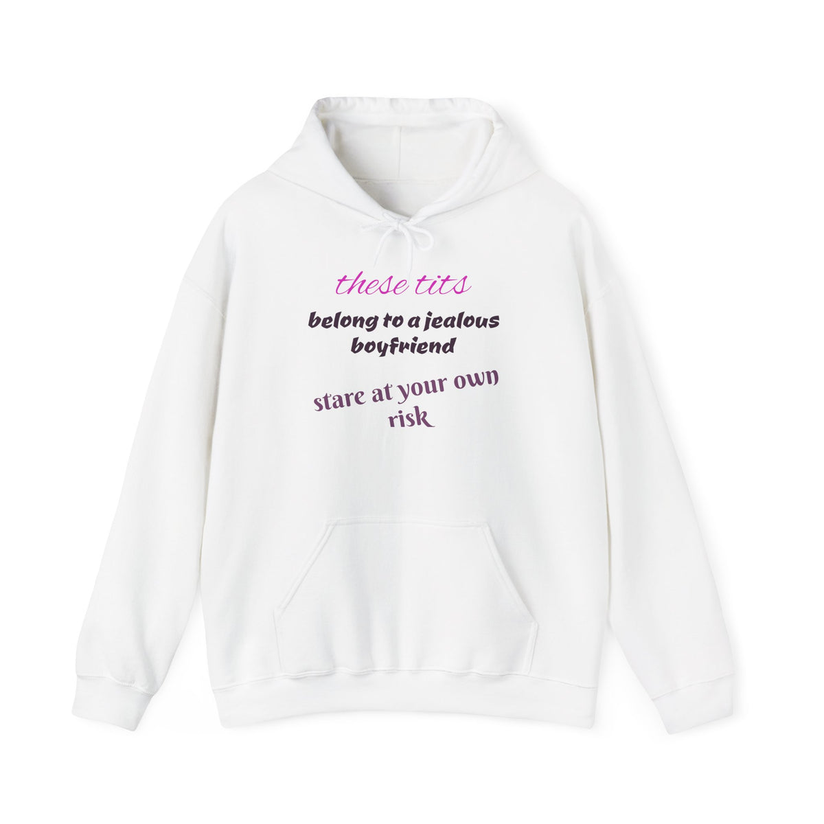 Jealous Boyfriend Hoodie, Funny Sweatshirt Gift, Statement Hoodie, Casual Streetwear, Unique Gift for Her, Playful Graphic Wear