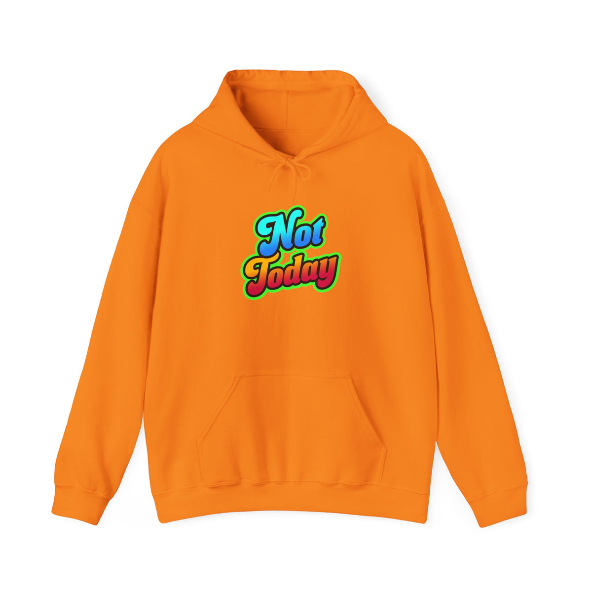 Chill Vibes Hoodie - Unisex Heavy Blend™ Hooded Sweatshirt with 'Not Today' Design, Cozy Casual Wear, Birthday Gift, Self-Care, [...]