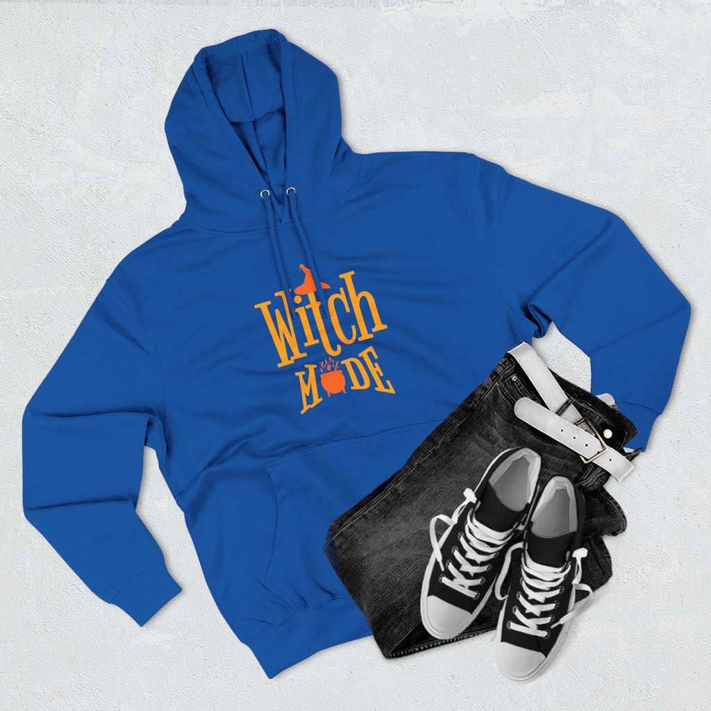 Witch Mode Halloween Fleece Hoodie