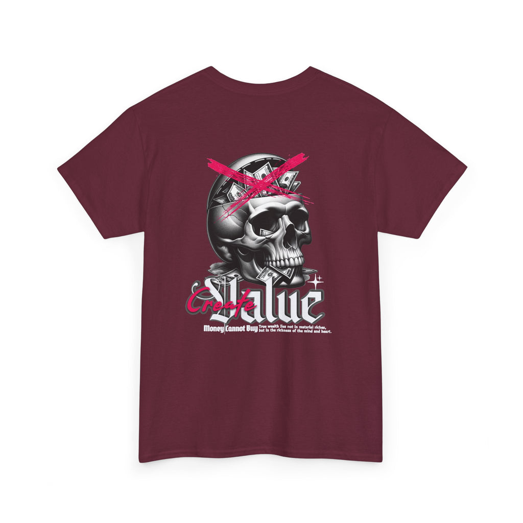 Skull Graphic Tee, Punk T-Shirt, Alternative Apparel, Unisex Heavy Cotton Tee, Unique Streetwear, Gift for Music Lovers