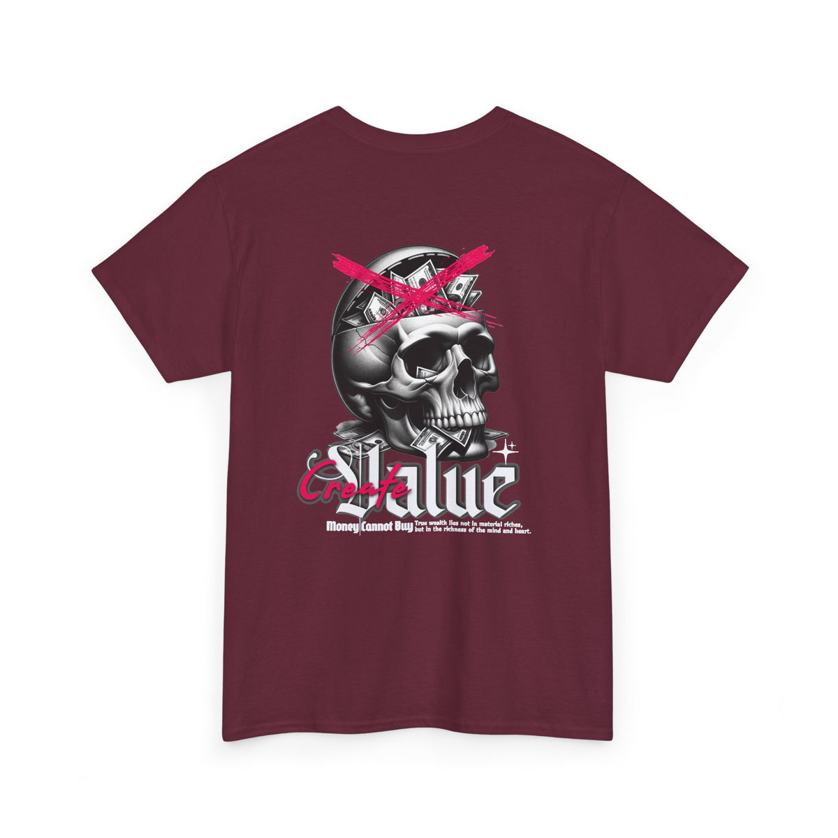 Skull Graphic Tee, Punk T-Shirt, Alternative Apparel, Unisex Heavy Cotton Tee, Unique Streetwear, Gift for Music Lovers