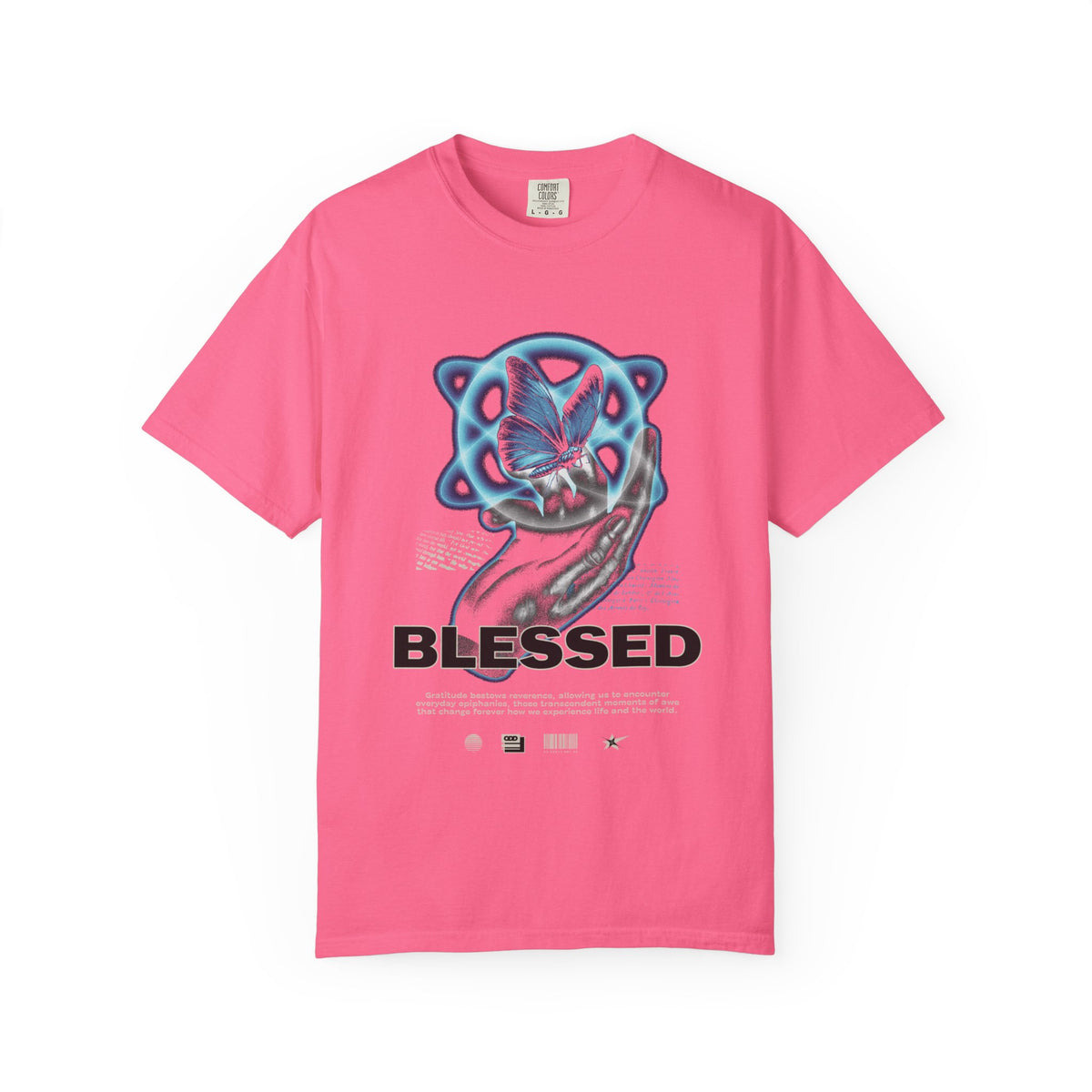 Blessed Unisex Garment-Dyed T-Shirt, Spiritual Apparel, Casual Wear, Gift for Him/Her, Everyday Comfort