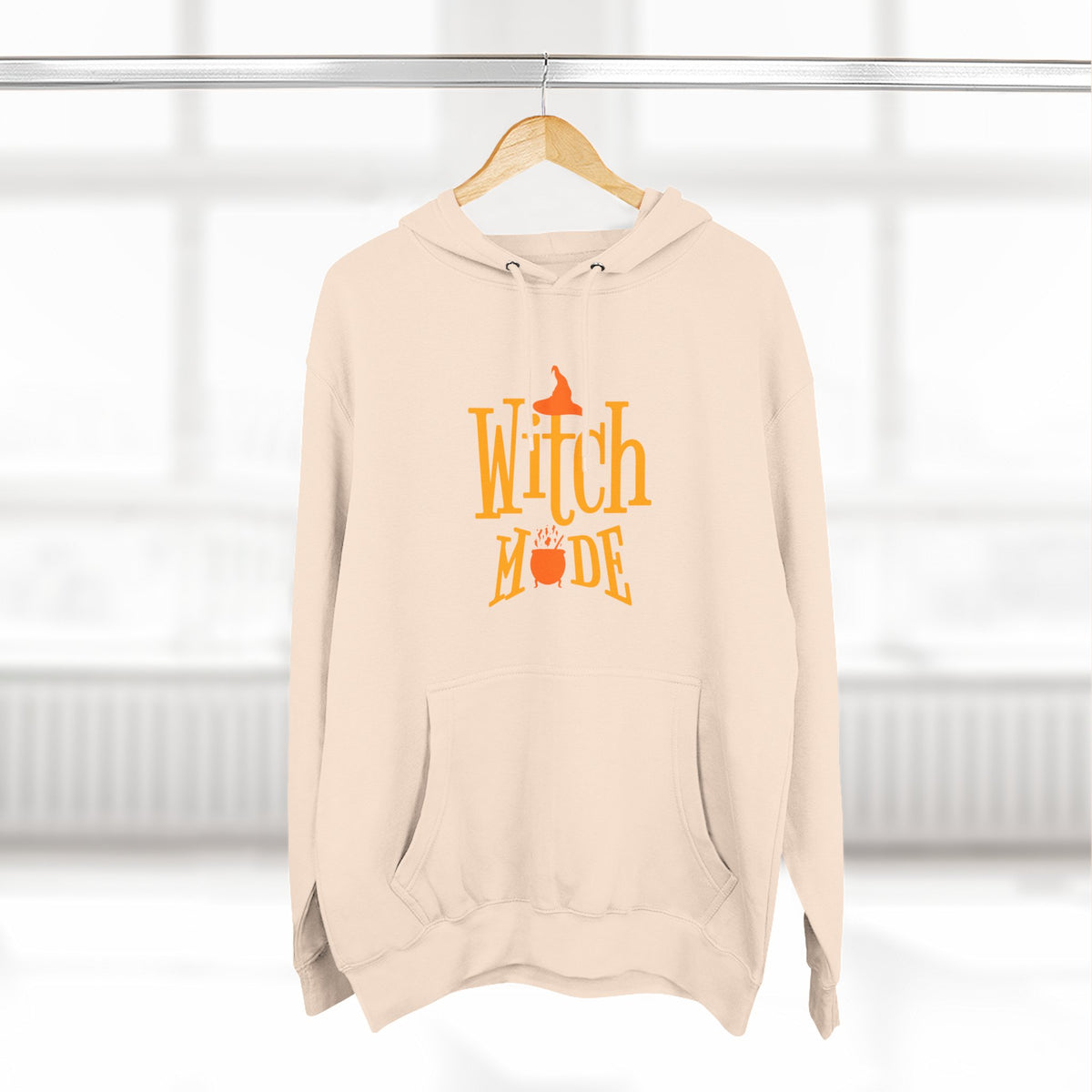 Witch Mode Halloween Fleece Hoodie