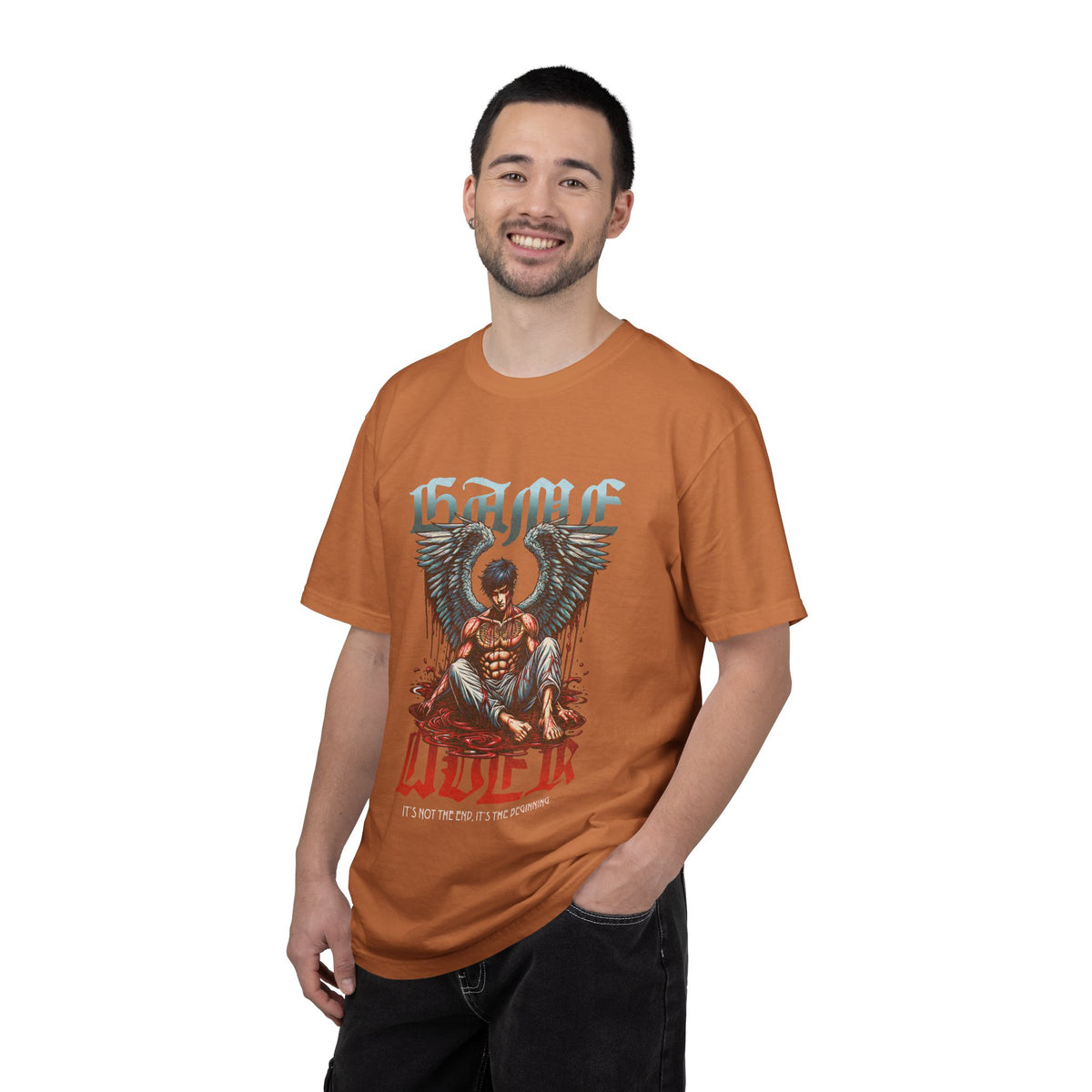 Fallen Angel Graphic T-Shirt — 'Blood & Water' Gothic Skate Tee