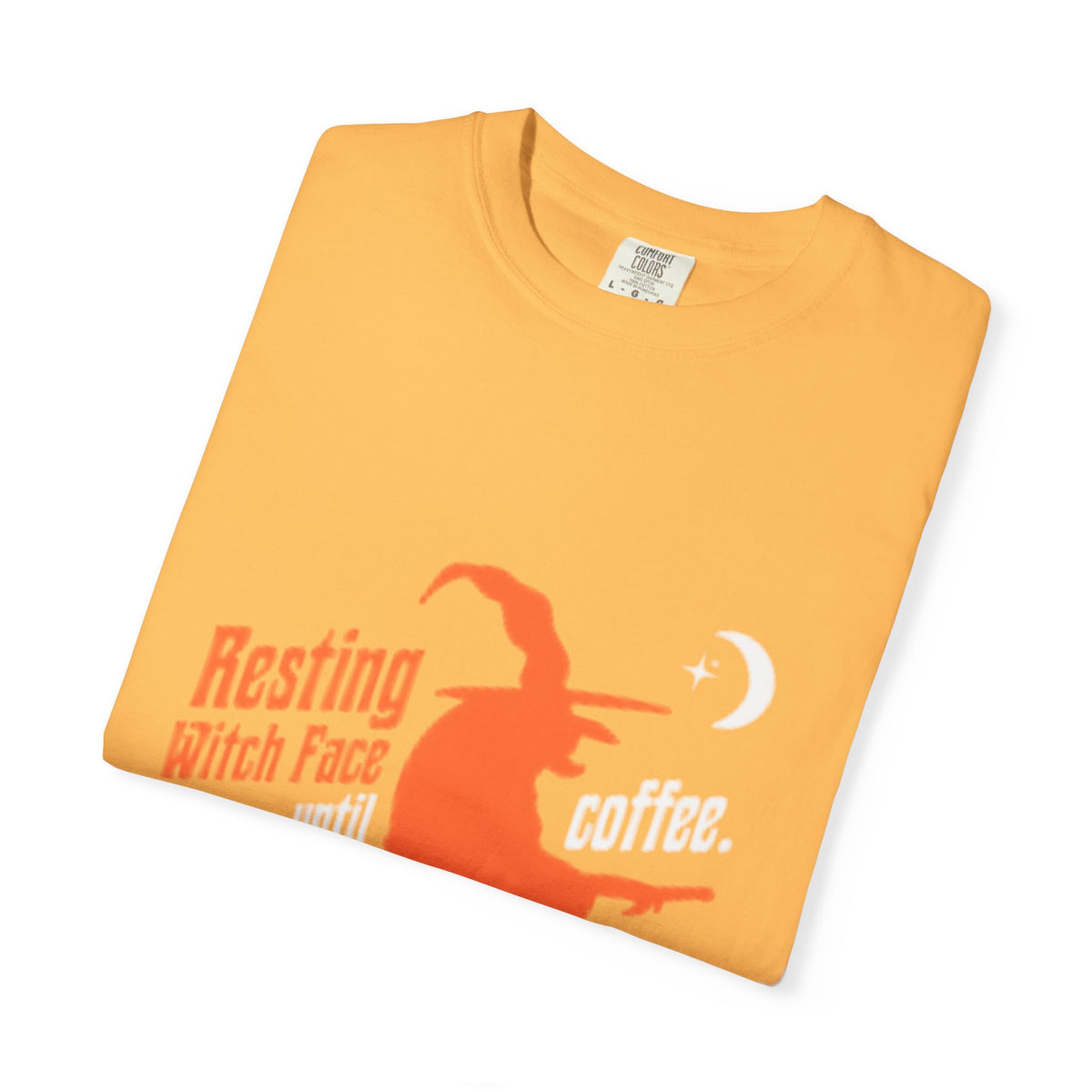 Resting Witch Face Coffee T-Shirt for Coffee Lovers, Halloween Gift, Funny Witch Shirt, Unisex Casual Wear, Spooky Apparel