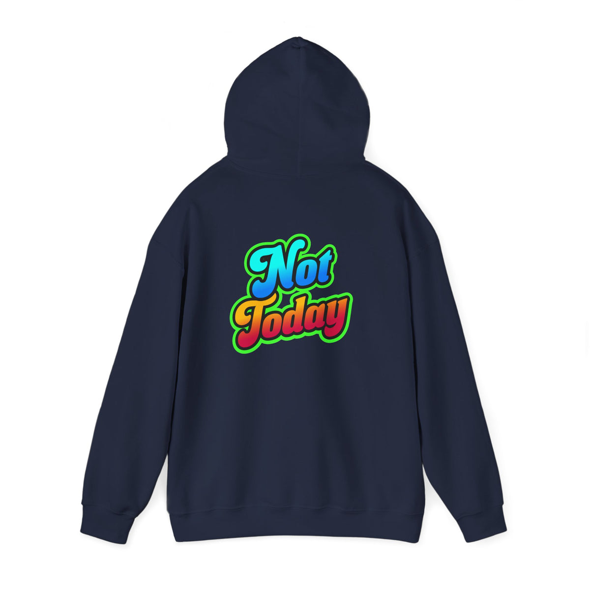 Chill Vibes Hoodie - Unisex Heavy Blend™ Hooded Sweatshirt with 'Not Today' Design, Cozy Casual Wear, Birthday Gift, Self-Care, [...]