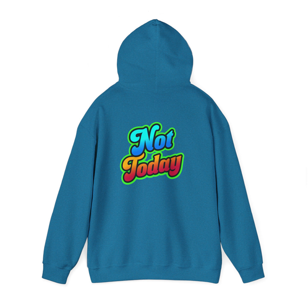 Chill Vibes Hoodie - Unisex Heavy Blend™ Hooded Sweatshirt with 'Not Today' Design, Cozy Casual Wear, Birthday Gift, Self-Care, [...]