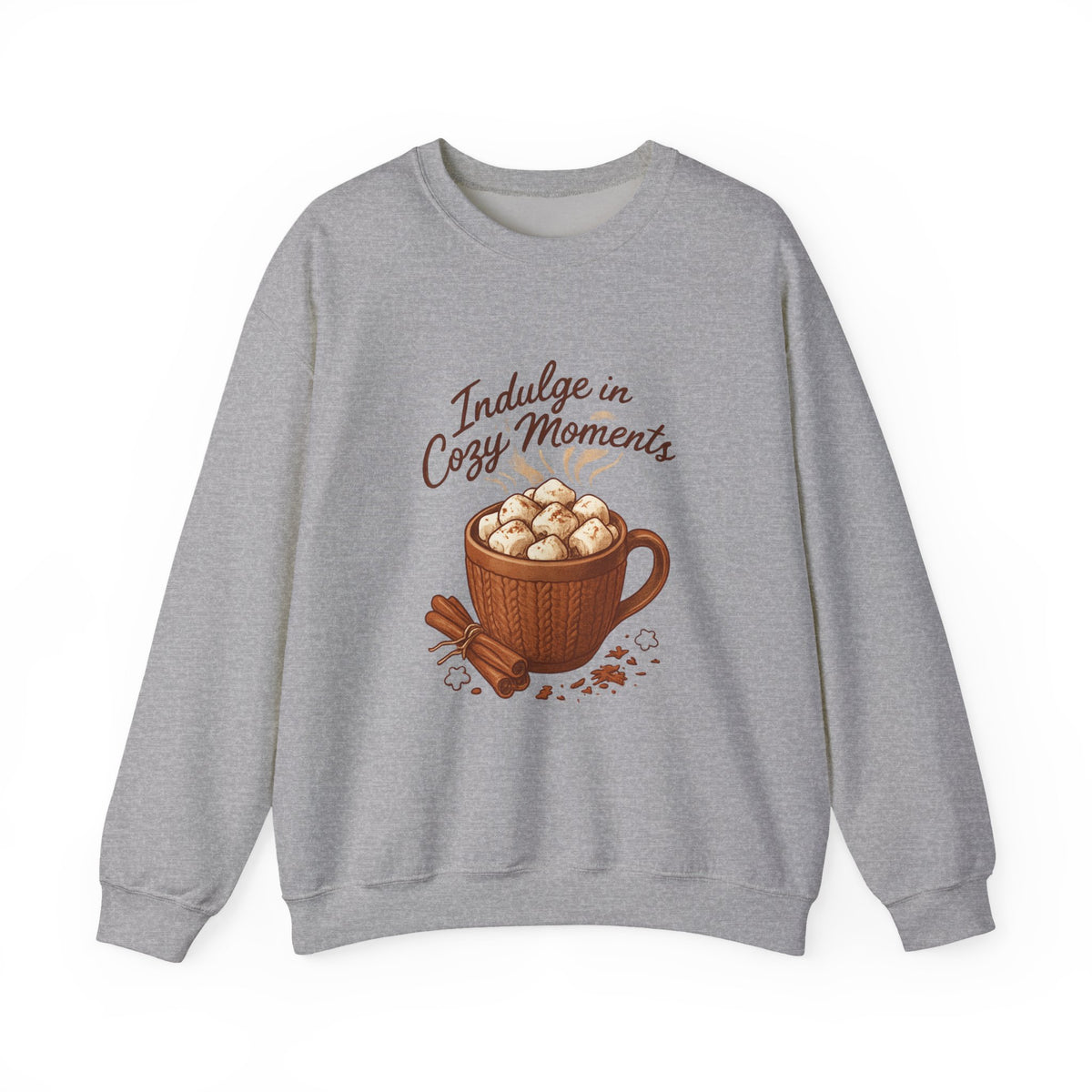 Cozy Moments Sweatshirt — Hot Cocoa Mug Crewneck