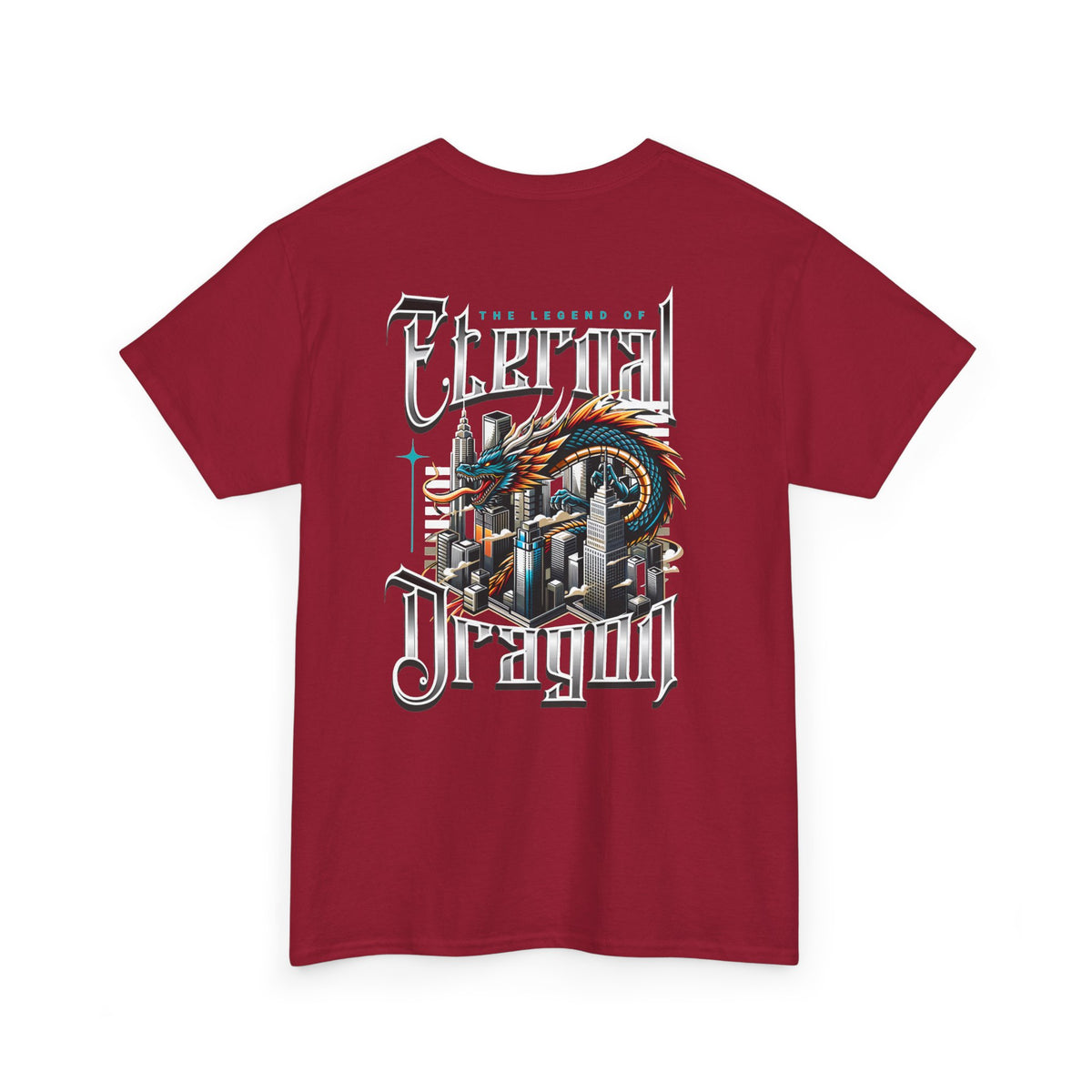 Fierce Dragon Graphic Tee, Unisex Cotton T-Shirt, Casual Streetwear, Fantasy Theme, Gift for Dragon Lovers