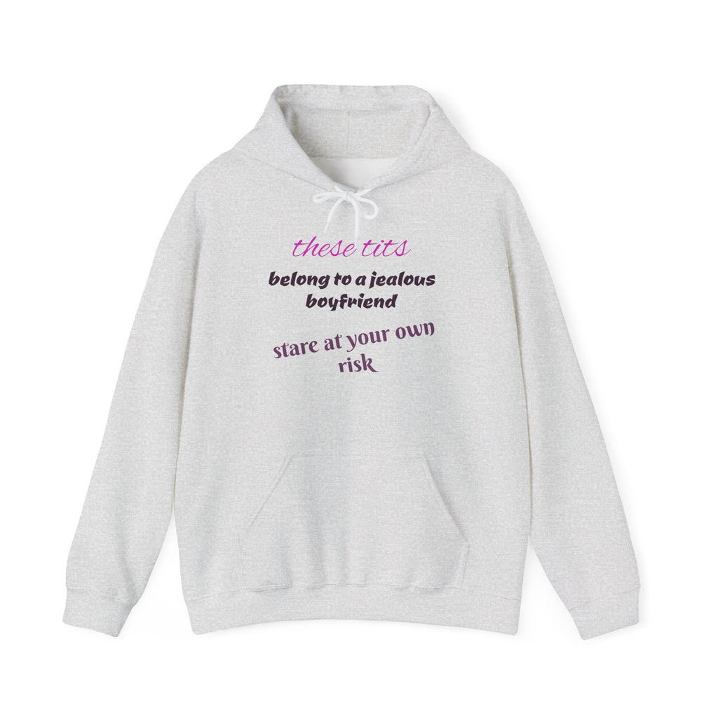Jealous Boyfriend Hoodie, Funny Sweatshirt Gift, Statement Hoodie, Casual Streetwear, Unique Gift for Her, Playful Graphic Wear