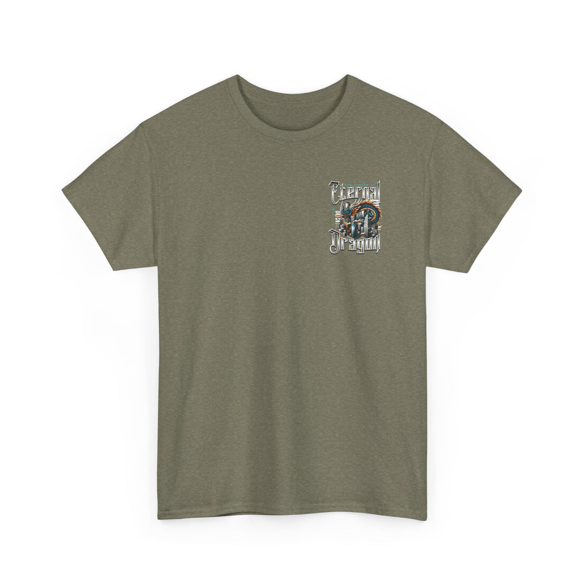 Electric Dragon T‑Shirt — Retro City Dragon Graphic Tee