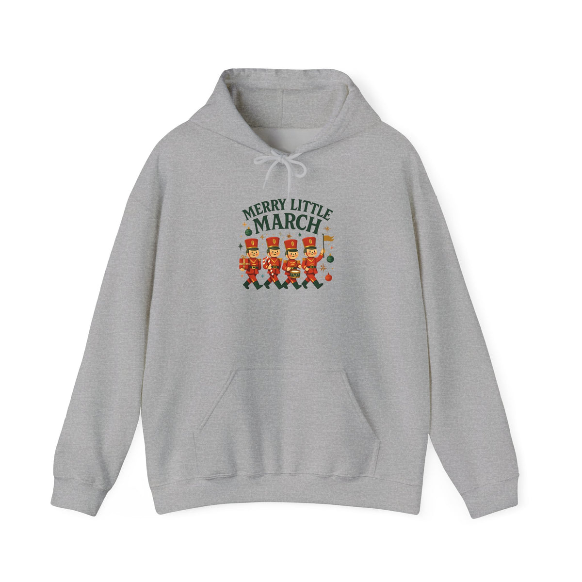 Marching Nutcracker Hoodie – "Merry Little March" Holiday Sweatshirt
