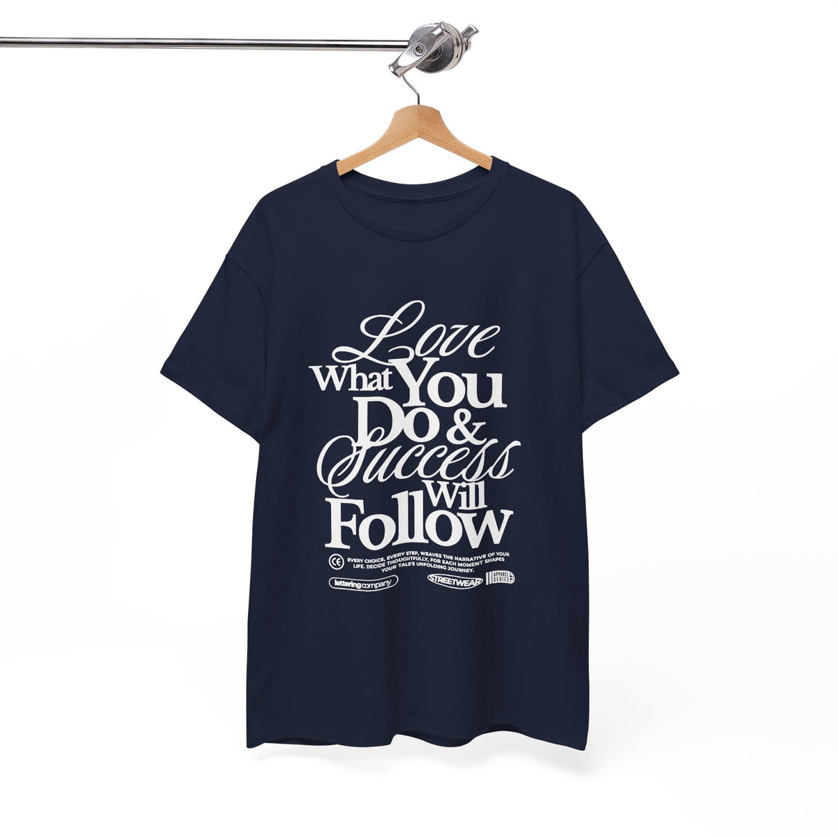 Motivational Unisex Heavy Cotton Tee - Love What You Do & Success Will Follow, Inspirational Shirt, Positive Vibes T-Shirt, Gift for [...]