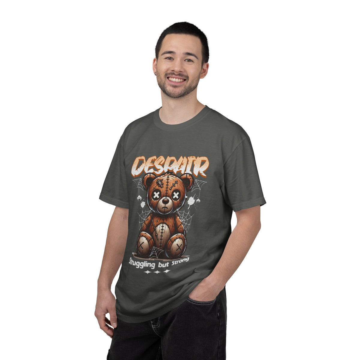 Despair Teddy 'Struggling But Strong' Graphic T‑Shirt