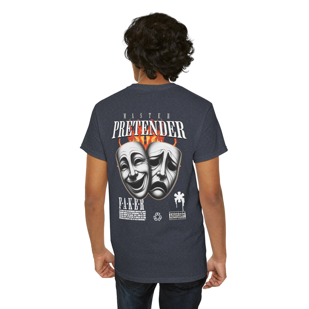 Master Pretender Graphic Tee - Unisex Heavy Cotton Shirt, Streetwear, Casual Wear, Gift for Friends, Music Lovers, Festival Outfit