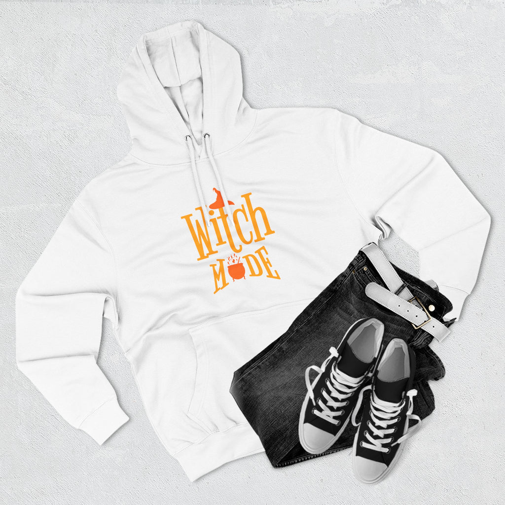 Witch Mode Halloween Fleece Hoodie