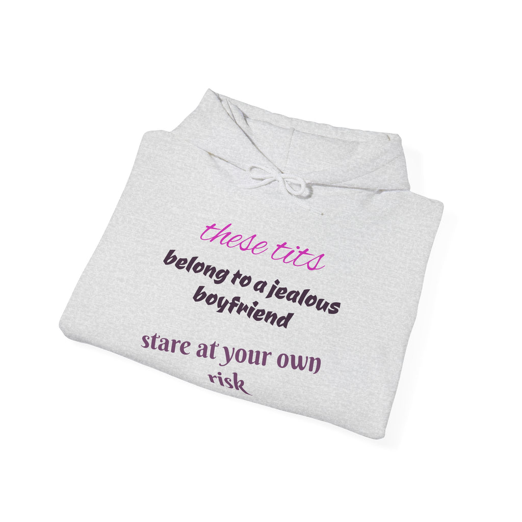 Jealous Boyfriend Hoodie, Funny Sweatshirt Gift, Statement Hoodie, Casual Streetwear, Unique Gift for Her, Playful Graphic Wear