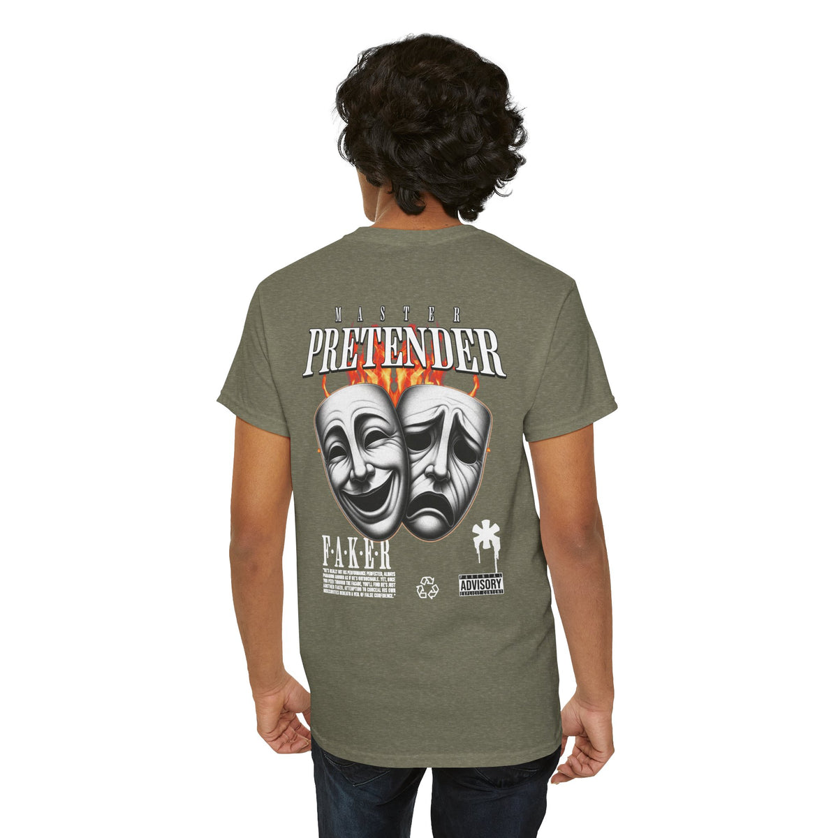 Master Pretender Graphic Tee - Unisex Heavy Cotton Shirt, Streetwear, Casual Wear, Gift for Friends, Music Lovers, Festival Outfit