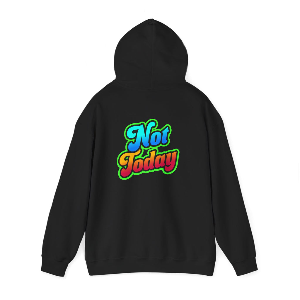 Chill Vibes Hoodie - Unisex Heavy Blend™ Hooded Sweatshirt with 'Not Today' Design, Cozy Casual Wear, Birthday Gift, Self-Care, [...]