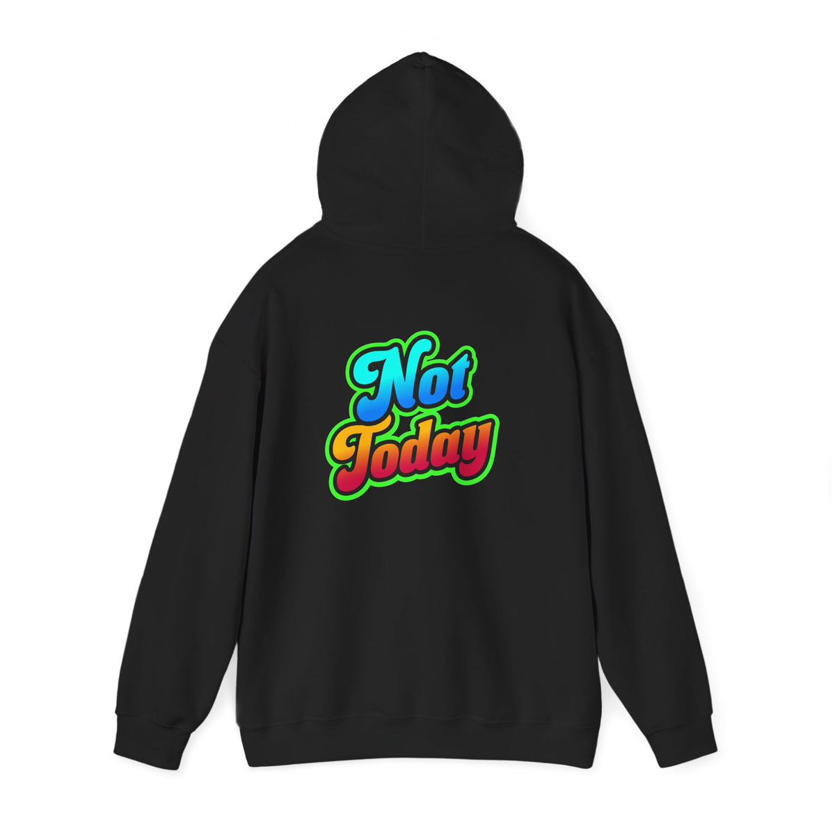 Chill Vibes Hoodie - Unisex Heavy Blend™ Hooded Sweatshirt with 'Not Today' Design, Cozy Casual Wear, Birthday Gift, Self-Care, [...]