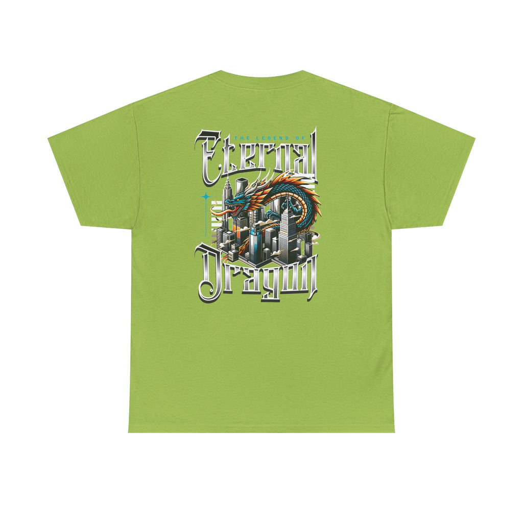 Fierce Dragon Graphic Tee, Unisex Cotton T-Shirt, Casual Streetwear, Fantasy Theme, Gift for Dragon Lovers