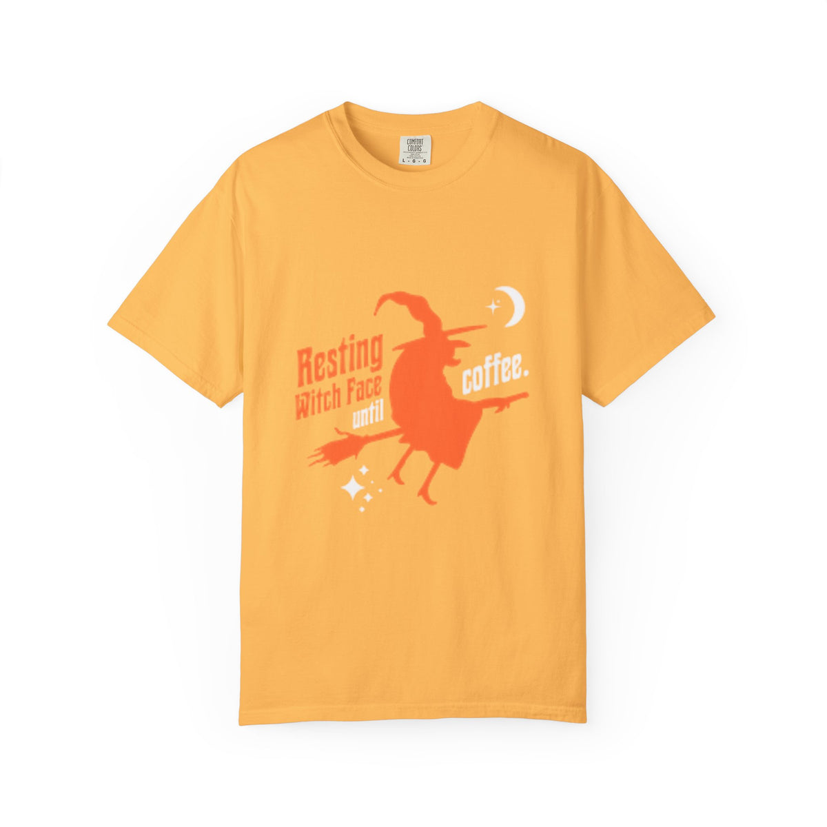 Resting Witch Face Coffee T-Shirt for Coffee Lovers, Halloween Gift, Funny Witch Shirt, Unisex Casual Wear, Spooky Apparel