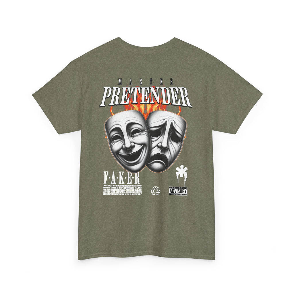 Master Pretender Graphic Tee - Unisex Heavy Cotton Shirt, Streetwear, Casual Wear, Gift for Friends, Music Lovers, Festival Outfit