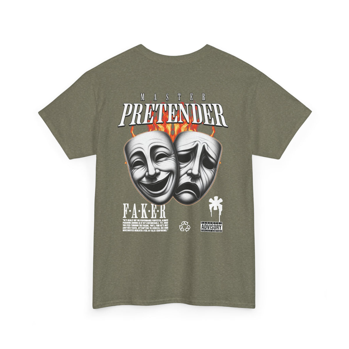 Master Pretender Graphic Tee - Unisex Heavy Cotton Shirt, Streetwear, Casual Wear, Gift for Friends, Music Lovers, Festival Outfit