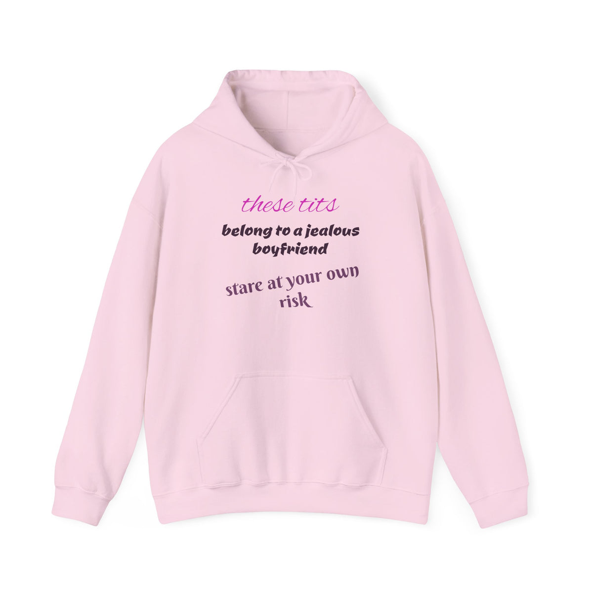 Jealous Boyfriend Hoodie, Funny Sweatshirt Gift, Statement Hoodie, Casual Streetwear, Unique Gift for Her, Playful Graphic Wear