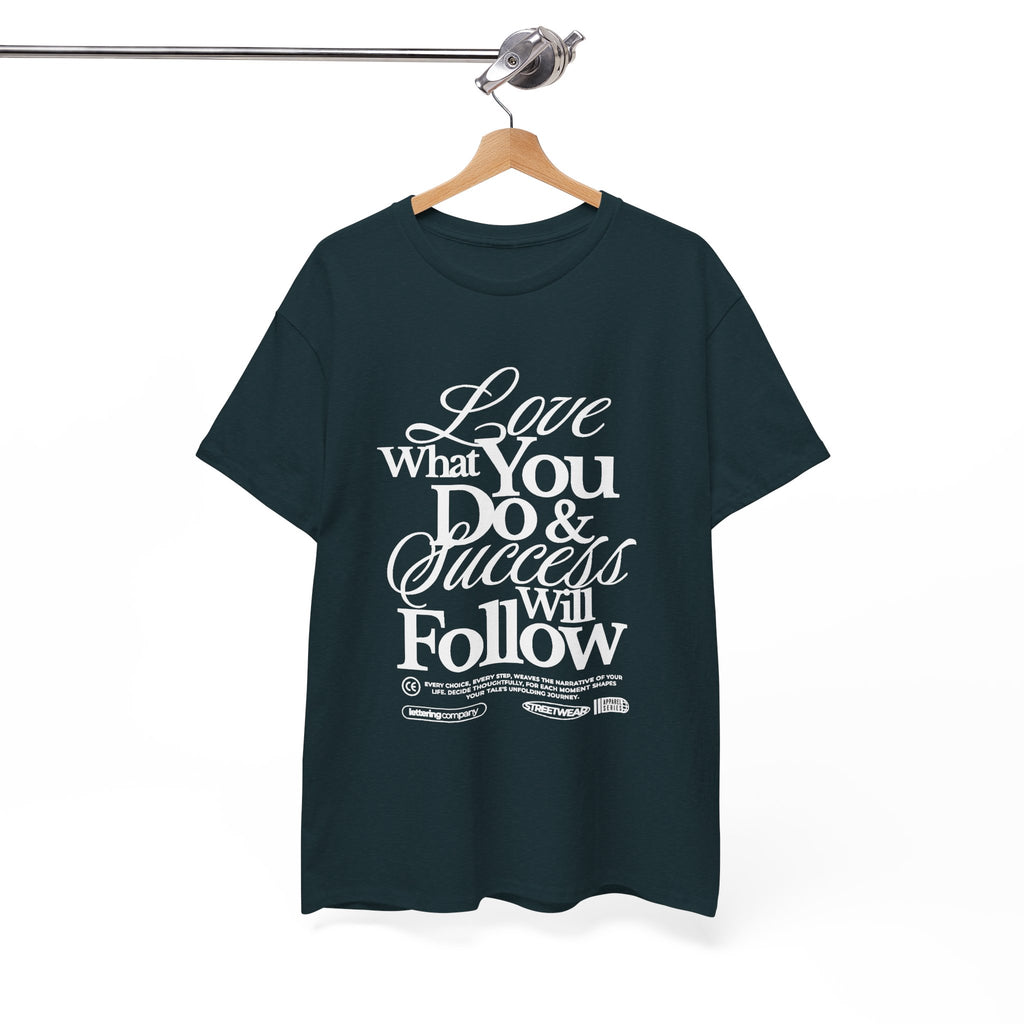 Motivational Unisex Heavy Cotton Tee - Love What You Do & Success Will Follow, Inspirational Shirt, Positive Vibes T-Shirt, Gift for [...]