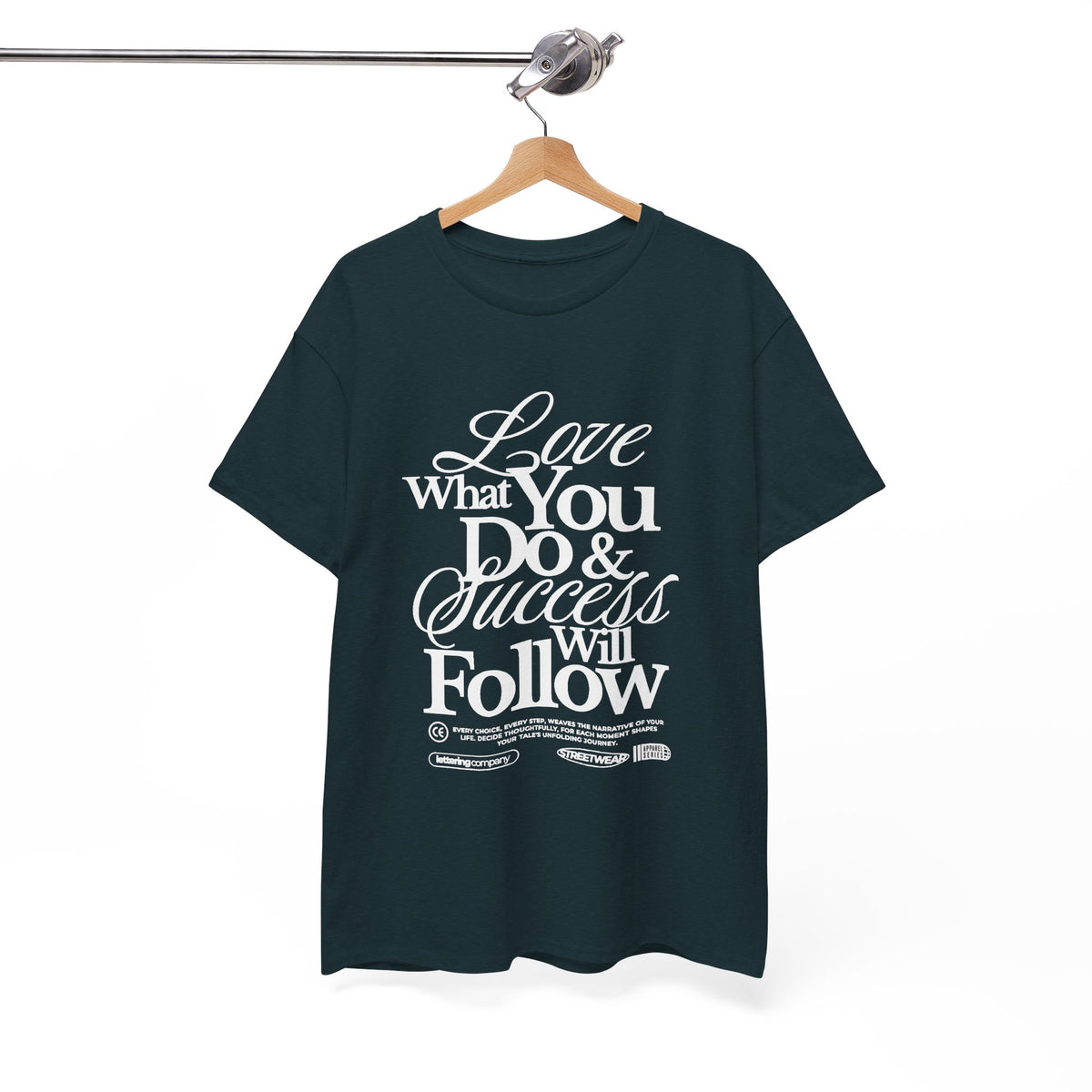 Motivational Unisex Heavy Cotton Tee - Love What You Do & Success Will Follow, Inspirational Shirt, Positive Vibes T-Shirt, Gift for [...]