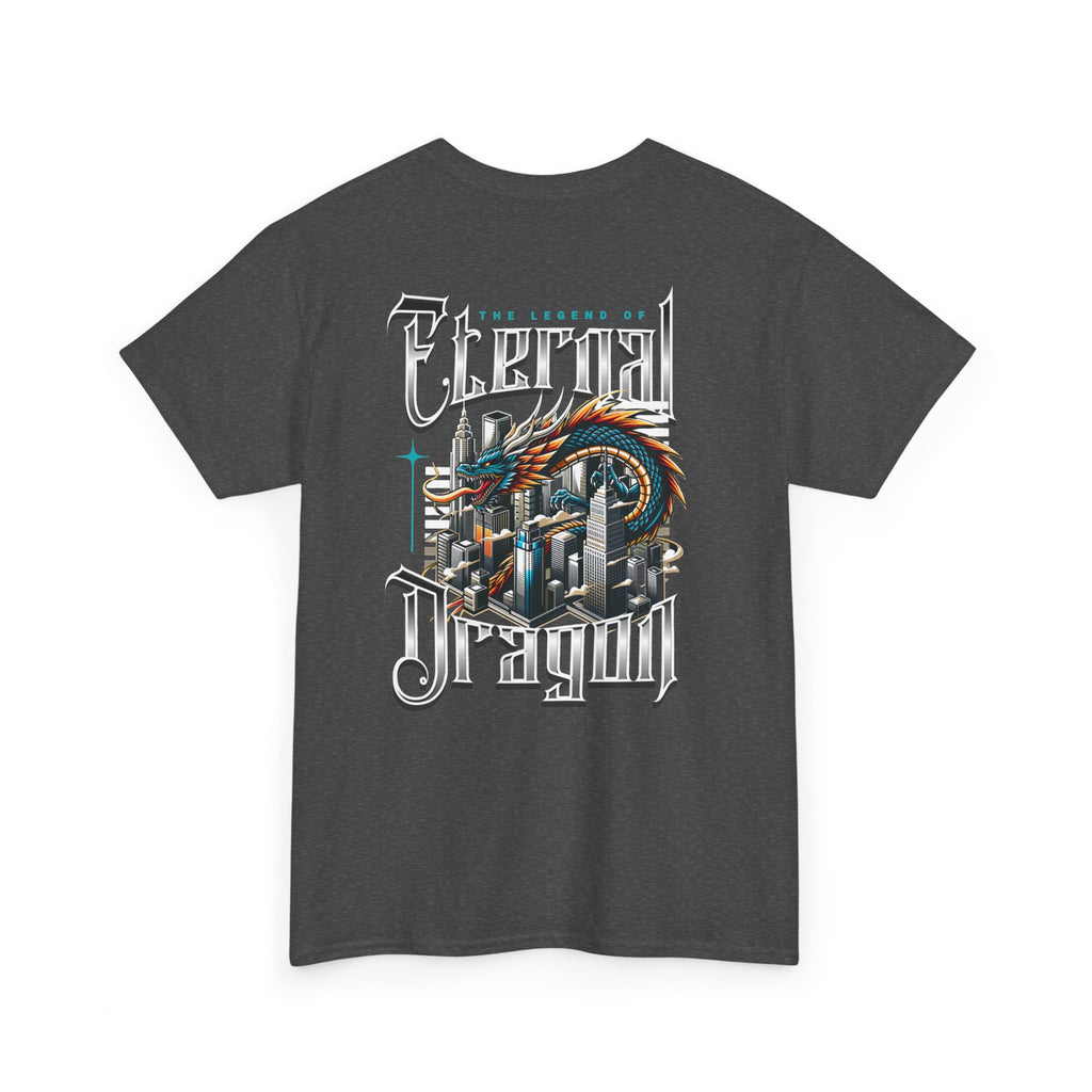 Electric Dragon T‑Shirt — Retro City Dragon Graphic Tee