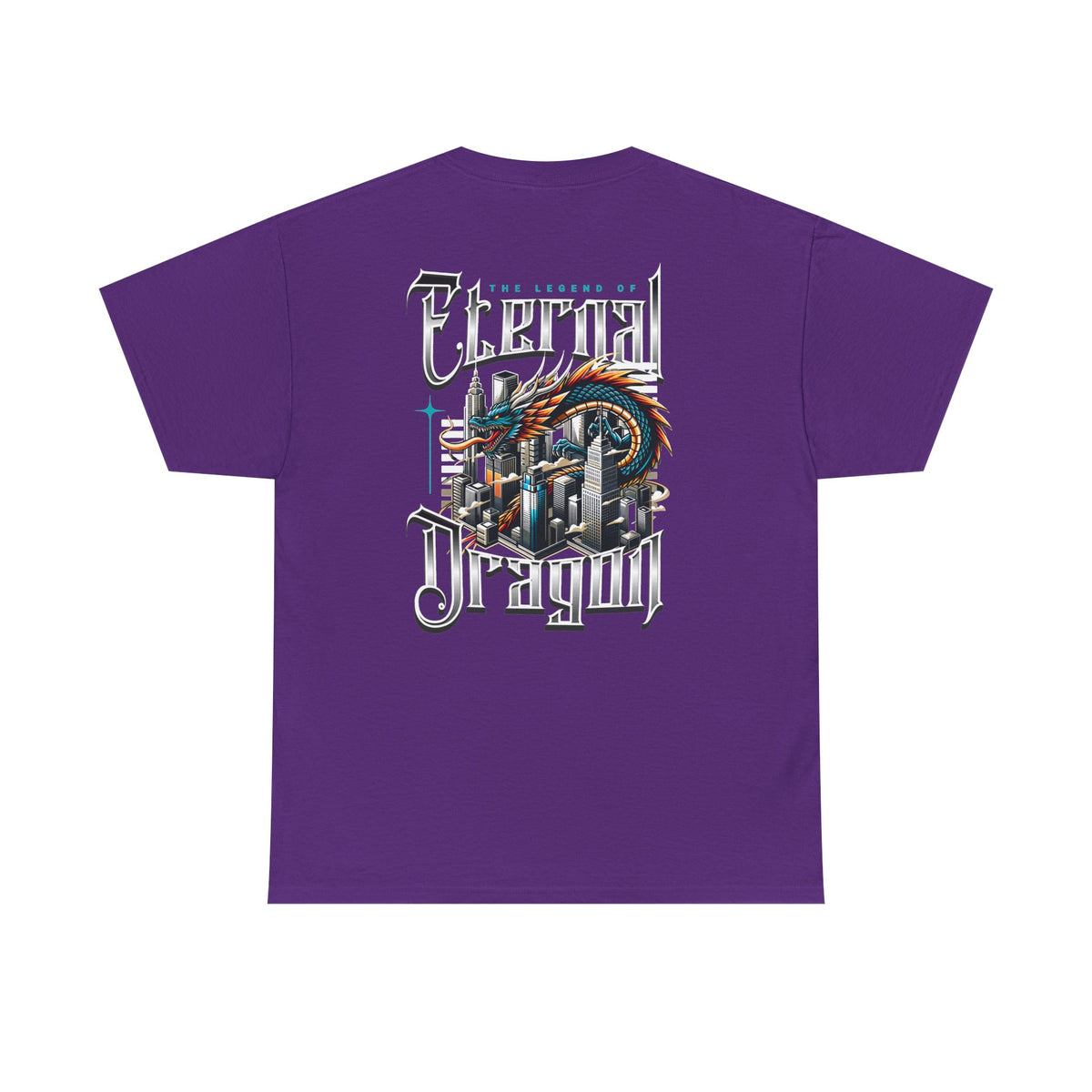 Electric Dragon T‑Shirt — Retro City Dragon Graphic Tee