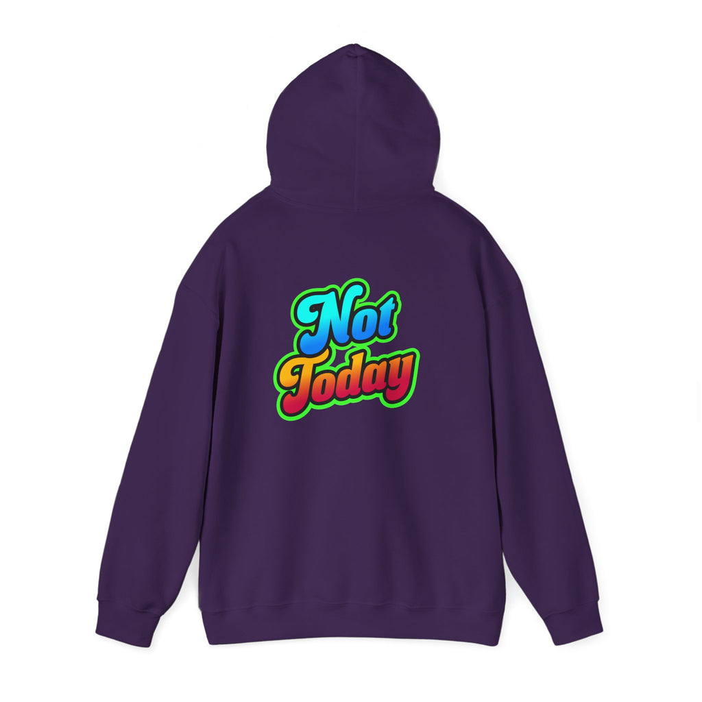 Chill Vibes Hoodie - Unisex Heavy Blend™ Hooded Sweatshirt with 'Not Today' Design, Cozy Casual Wear, Birthday Gift, Self-Care, [...]
