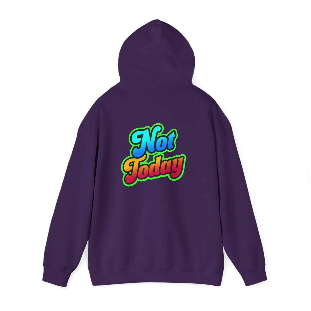 Chill Vibes Hoodie - Unisex Heavy Blend™ Hooded Sweatshirt with 'Not Today' Design, Cozy Casual Wear, Birthday Gift, Self-Care, [...]