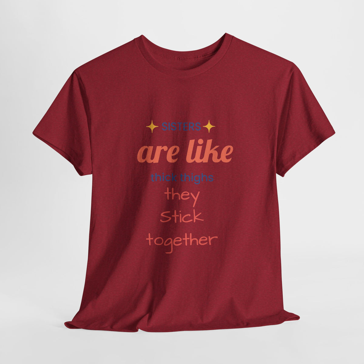 Sisterhood Heavy Cotton Tee - Perfect for Family, Friendship, Birthdays, Sibling Days, or Just Because!