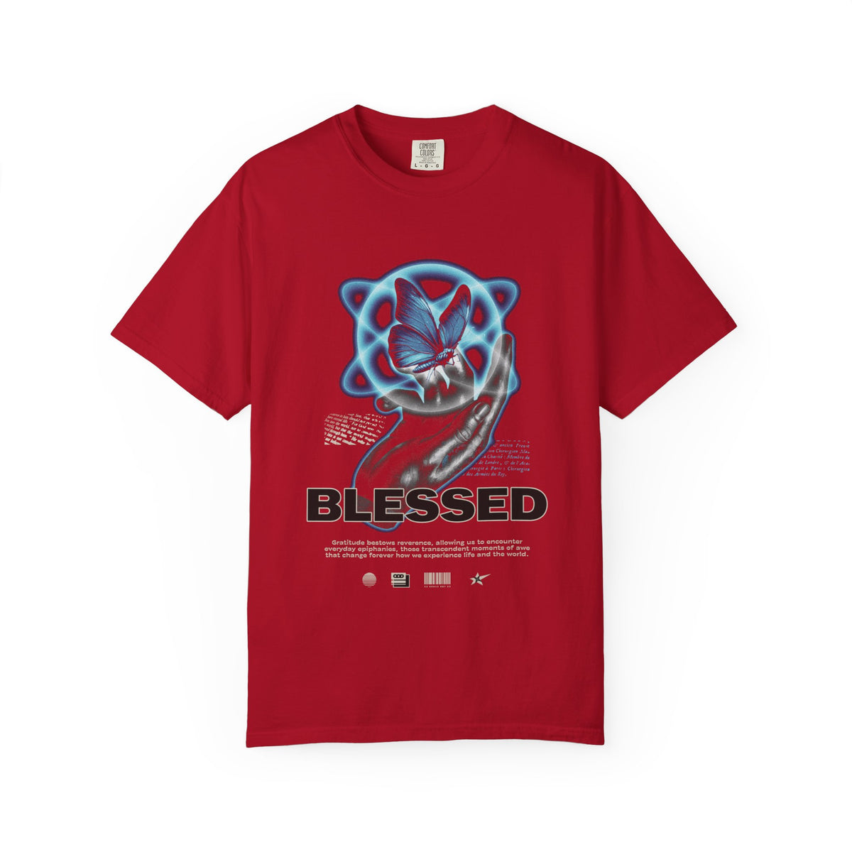 Blessed Unisex Garment-Dyed T-Shirt, Spiritual Apparel, Casual Wear, Gift for Him/Her, Everyday Comfort