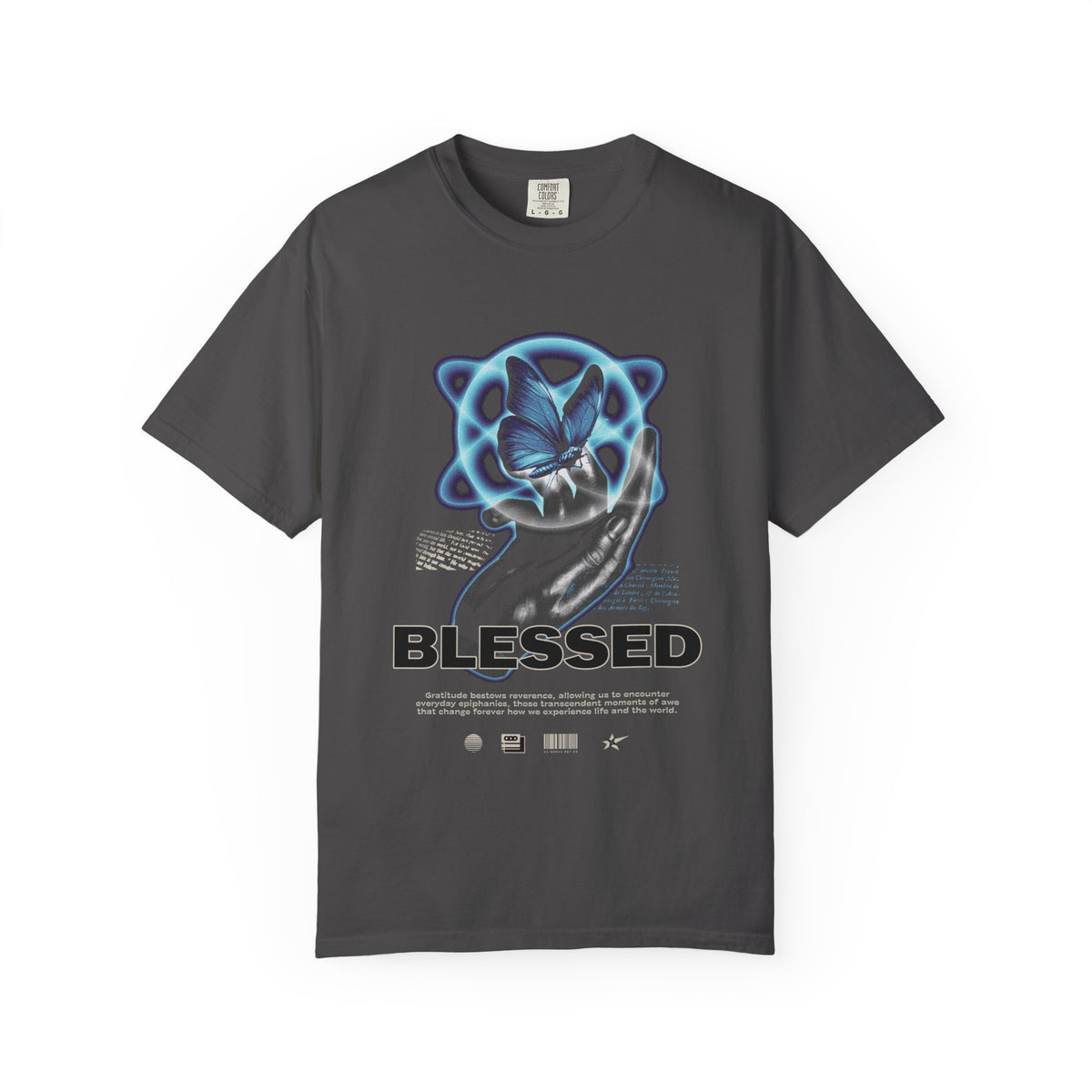 Blessed Unisex Garment-Dyed T-Shirt, Spiritual Apparel, Casual Wear, Gift for Him/Her, Everyday Comfort
