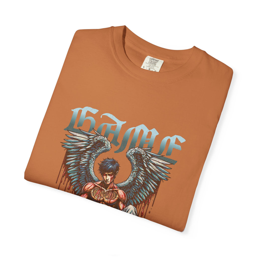 Fallen Angel Graphic T-Shirt — 'Blood & Water' Gothic Skate Tee
