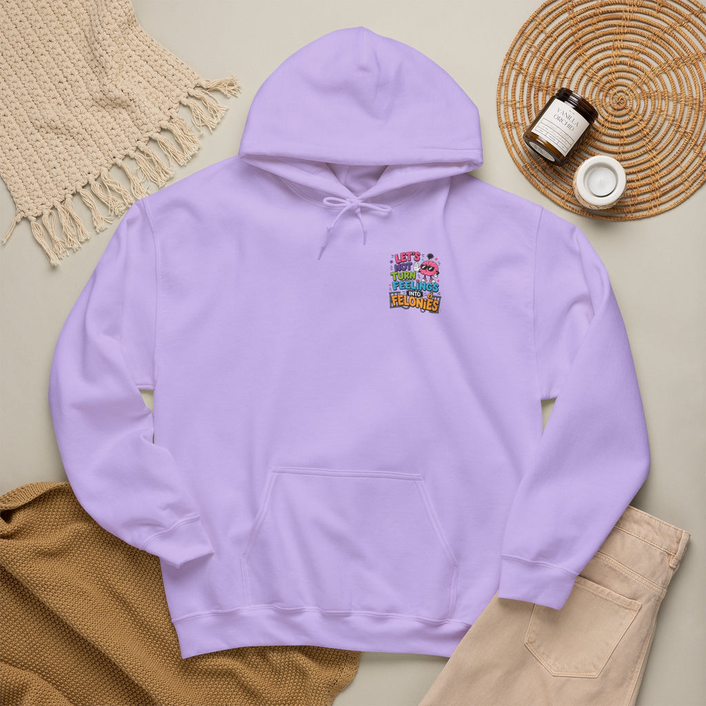 Let’s Not Turn Feelings Into Felonies Hoodie