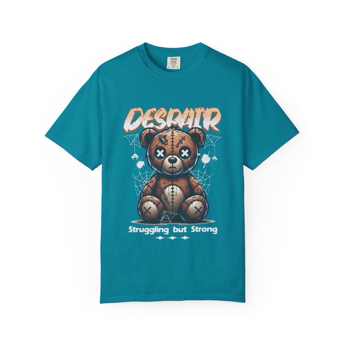 Despair Teddy 'Struggling But Strong' Graphic T‑Shirt