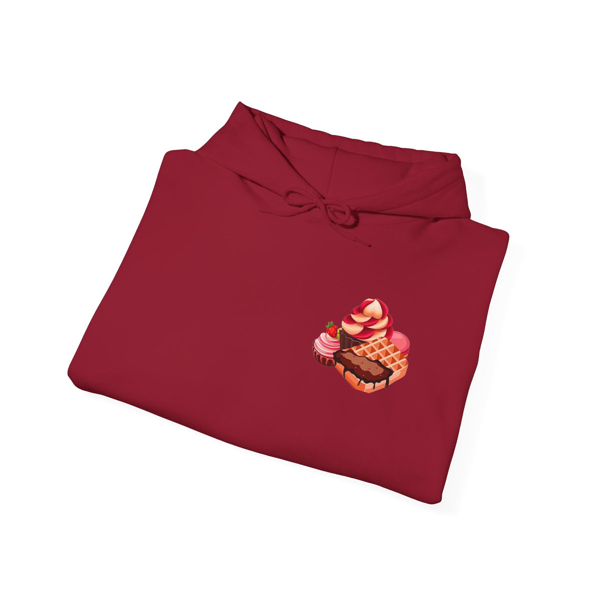 Calories Don’t Count on the Weekend  Dessert Graphic Hoodie