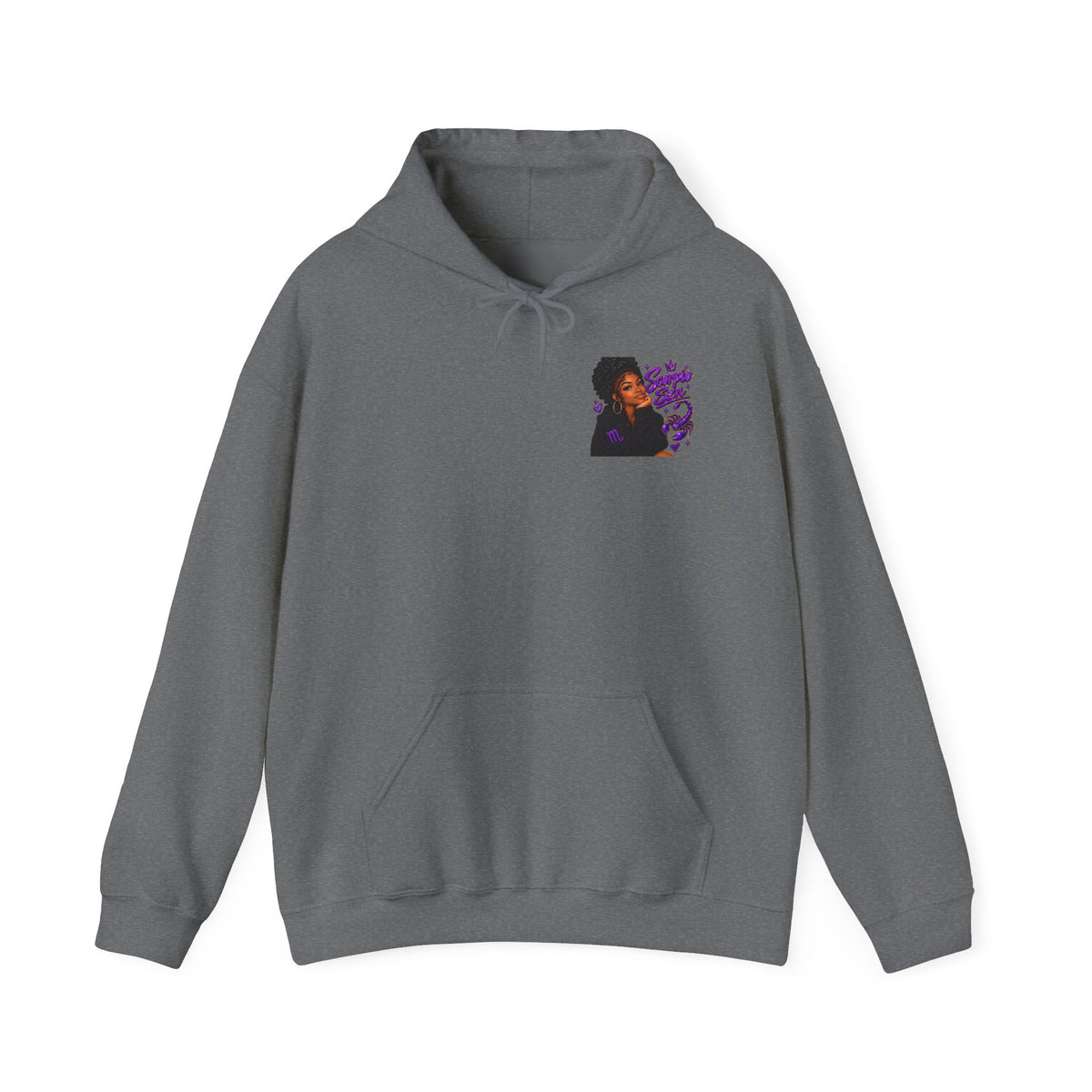 Scorpio Queen Zodiac Graphic Hoodie