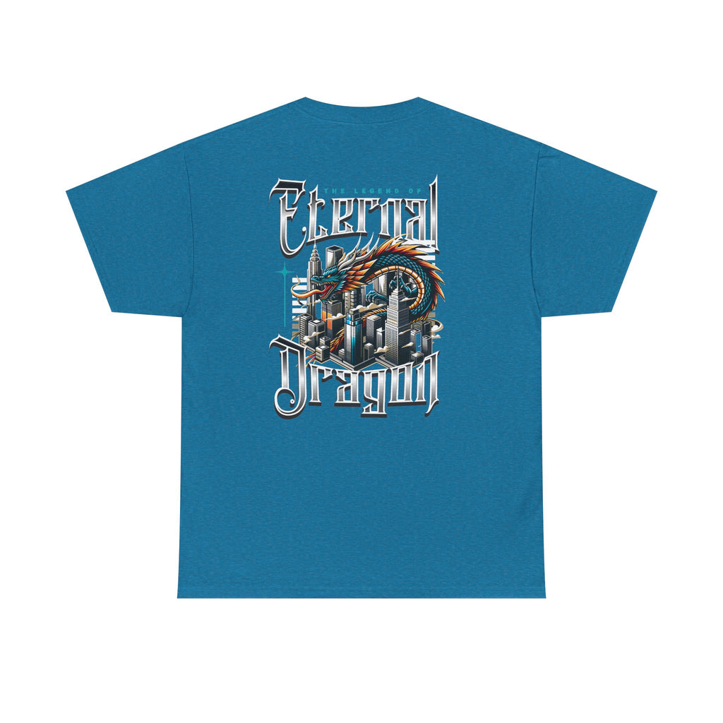 Fierce Dragon Graphic Tee, Unisex Cotton T-Shirt, Casual Streetwear, Fantasy Theme, Gift for Dragon Lovers