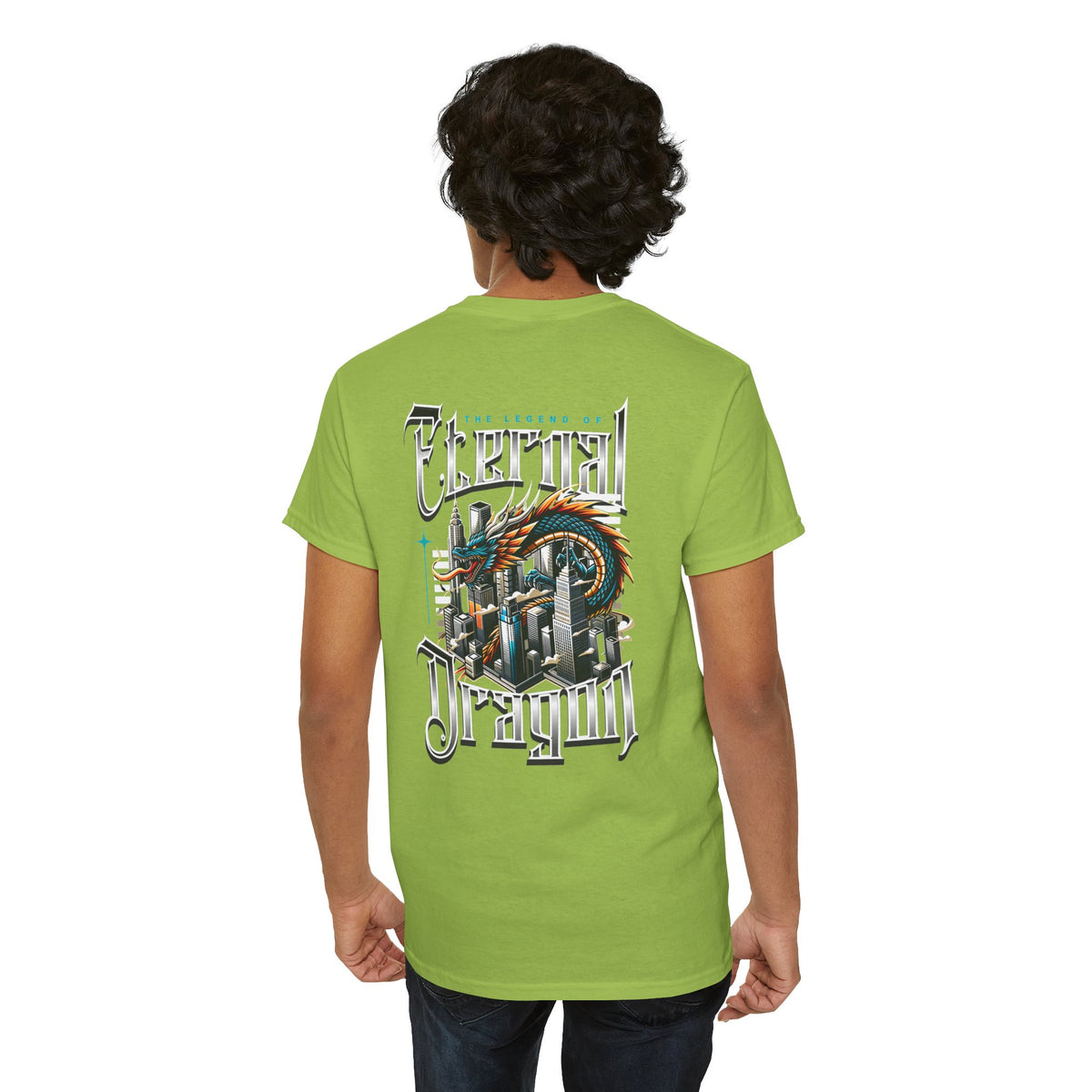 Fierce Dragon Graphic Tee, Unisex Cotton T-Shirt, Casual Streetwear, Fantasy Theme, Gift for Dragon Lovers