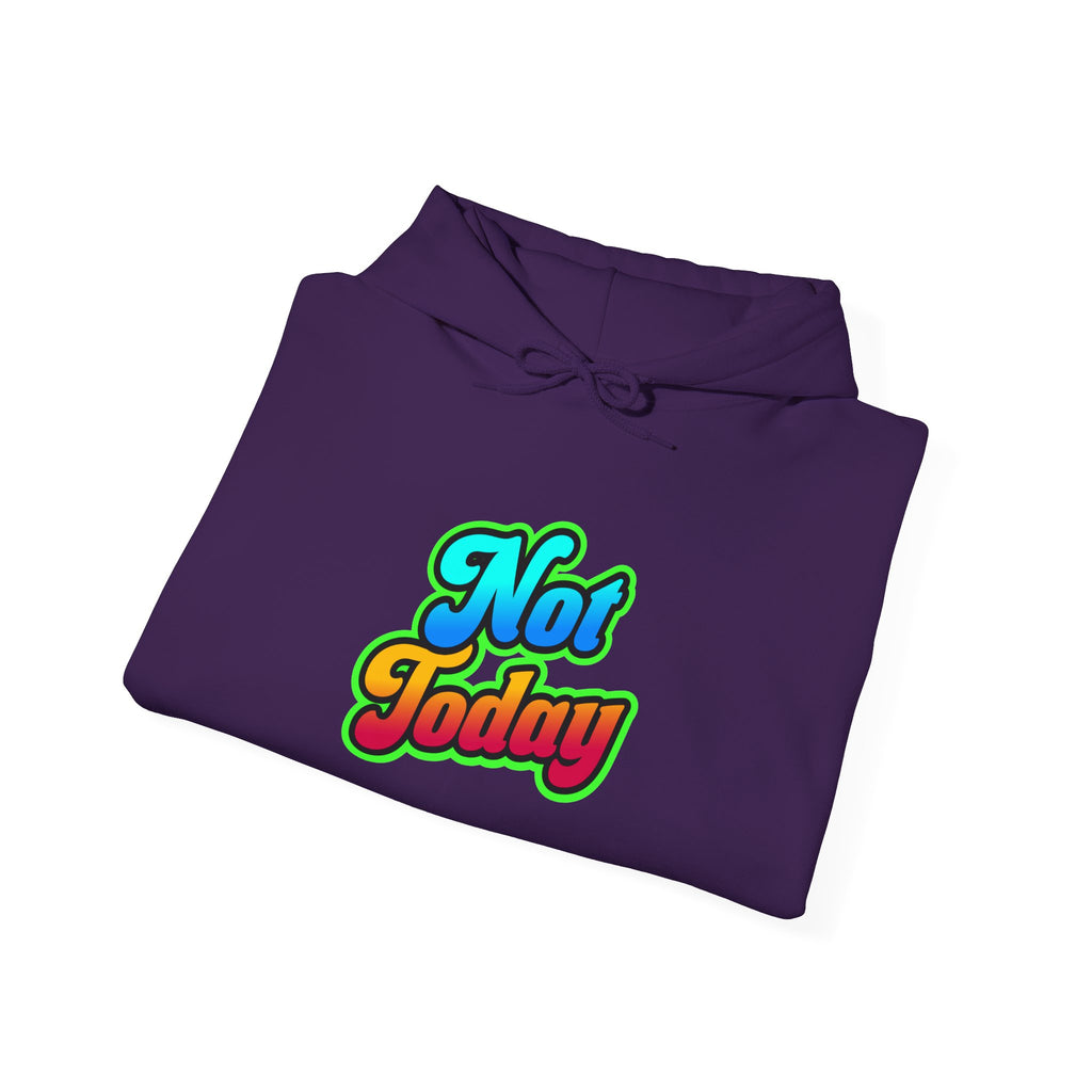 Chill Vibes Hoodie - Unisex Heavy Blend™ Hooded Sweatshirt with 'Not Today' Design, Cozy Casual Wear, Birthday Gift, Self-Care, [...]